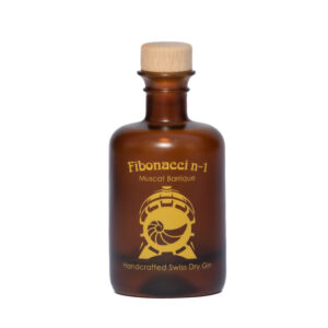 Fibonacci n-1 Muscat Barrique Mini (50 ml): Handcrafted Swiss Dry Gin
